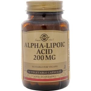 Solgar Alpha Lipoic Acid 200 mg 50 Kapsül 033984000582