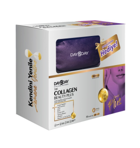 Day2day The Collagen Beauty Plus 30 Tüp + Makyaj Çantası Hediyeli 8697595876312