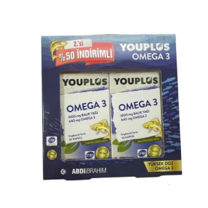 Youplus Omega 3 30+30 Kapsül - İkincisi %50 İndirimli