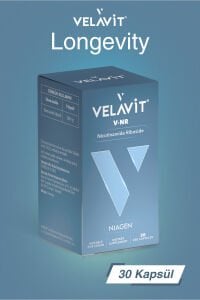 Velavit V-NR Nicotinamide Riboside 30 Kapsül