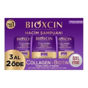 Bioxcin Collagen & Biotin Hacim Şampuanı 300 ml - 3 Al 2 Öde 8680512635697