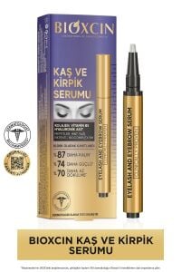 Bioxcin Kaş Kirpik Serumu - Kolajen Hyaluronik Asit Hint Yağı Keratin Peptidleri B5 Biocomplex B11