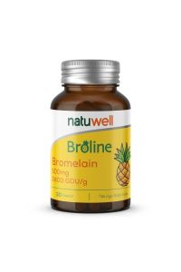 Natuwell Broline Bromelain İçeren Takviye Edici Gıda 500 mg 30 Kapsül 8683873980116