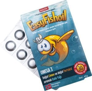 Easyfishoil Omega 3 Çocuk Çiğnenebilir 30 Jel Tablet