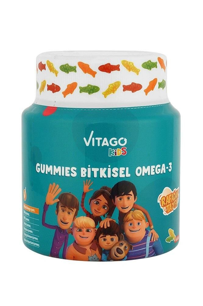 Vitago Kids Gummies Bitkisel Omega-3 İçeren Çiğnenebilir Form - 60 Adet Gummy 8683242261174