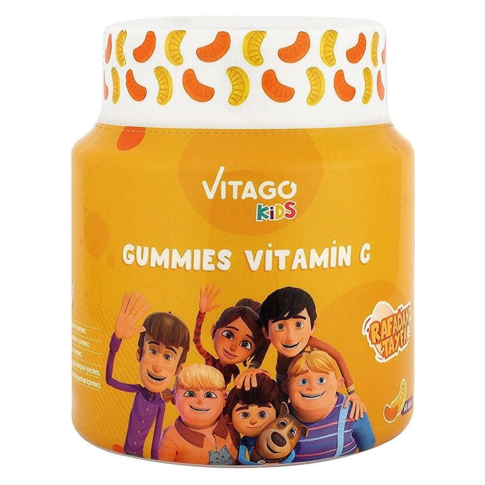 Vitago Kids Gummies Vitamin C İçeren Çiğnenebilir Form - 60 Adet Gummy 8683242261013