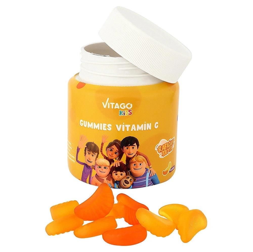 Vitago Kids Gummies Vitamin C İçeren Çiğnenebilir Form - 60 Adet Gummy 8683242261013