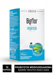 Orzax Bigflor Probiyotik 10 Kapsül 8697595870938