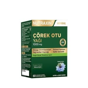 Nutraxin Nutraxin Çörek Otu Yağı 1000 mg 60 Kapsül