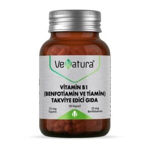 Venatura Venatura Vitamin B1 (BENFOTIAMIN VE TIAMIN ) 60 Kapsül