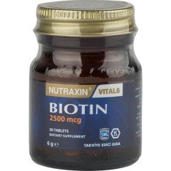 Nutraxin Biotin 2500mcg 50 Tablet