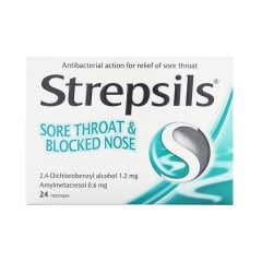 Strepsils Mentollü Pastil 24 Adet