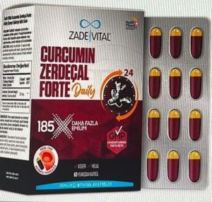 Zade Vital Zerdeçal Forte Daily 60 Kapsül