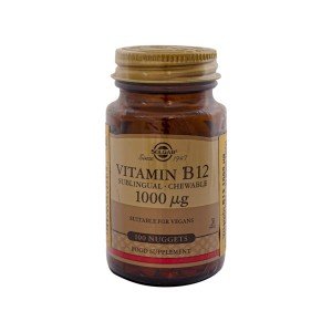 Solgar Vitamin B12 1000 mcg 100 Tablet 033984032293