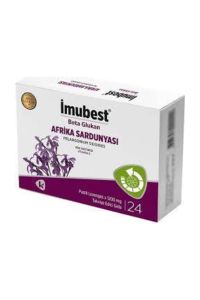 İmubest Beta Glukan Pelargonium Sidoides - Afrika Sardunyası Pastil 24'lü