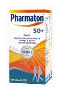 PHARMATONN 50+ Omega 3 60 Kapsül