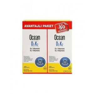Ocean D3K2 Damla 20 ml + 2. %50 İndirimli 8697595872772