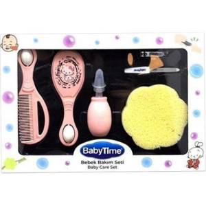 Baby Time Bebek Bakım Seti - Pembe