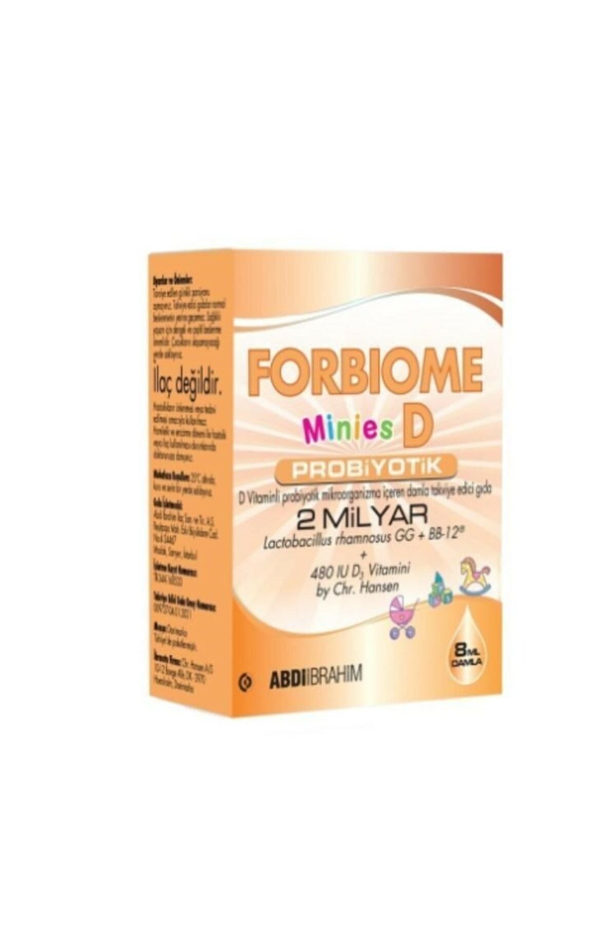 Forbiome Forbıome Mınıes D Probiyotik 2 Milyar 8 mlDamla