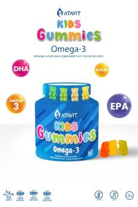 Atavit Omega 3 Fish Oil Balık Yağı Gummıes Kids
