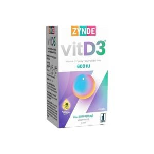 Zynde Vitamin D3 600 IU Sprey 5 ml 8699525513021