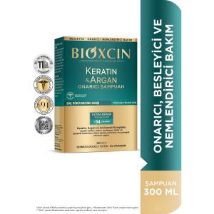 Bioxcin Şampuan Keratin Argan Onarıcı 300 ml 8680512631613