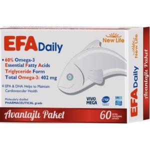 New Life EFA Daily 60 Kapsül 7640128141136