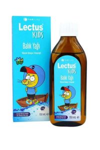 Tab İlaç Lectus Kids Kral Şakir Karışık Meyve Aromalı Balık Yağı 150 Ml