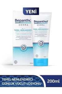 Bepanthol Derma Temel Nemlendirici Günlük Vücut Losyonu Kuru ve Hassas Ciltler 200 ml 8699546485246