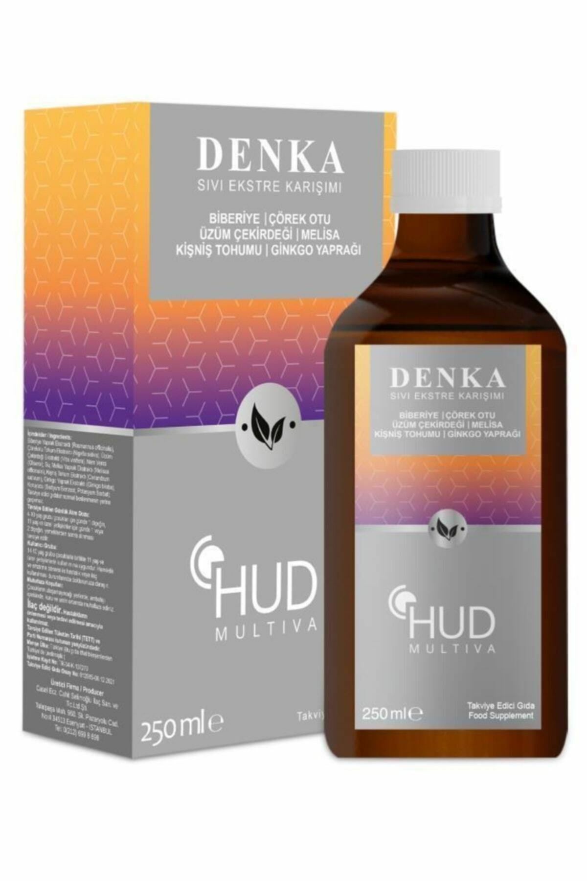 Hud Multiva Denka Biberiyeçörekotu Ginkgo Kişniş Ve Üzüm Çekirdeği Ekstraktı Içeren Takviye