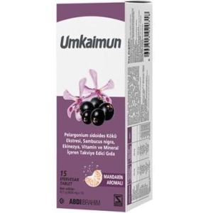 Bayer Umkaimun Mandarin Aromalı 15 Efervesan Tablet 8699514020318