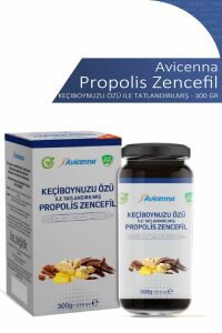 Avicenna Keçiboynuzu Özü Ile Tatlandırılmış Propolis Zencefil - 300 gr