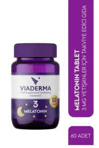 Viaderma 3 mg Melatonin 60 Tablet 8683684326813