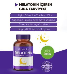 Vitapurline Melatonın 3 mg 120 Tablet 8681144601753