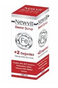 Newvit Demir Şurup 200 ml