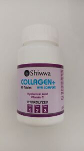 Shiwwa Collagen+ Hyaluronic Acid Vitamin C 60 Tablet 8681092322427