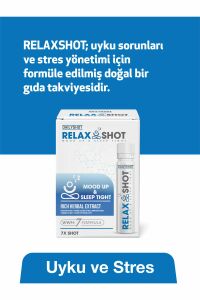 HANGOVERSHOT RelaxShot Stressiz ve Derin Uyku, Relax Shot Bitkisel Uyku Düzenleyici