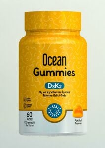 Ocean Gummies Vitamin D3K2 60 Çiğnenebilir Form8697595874097