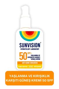 Sunvision YAŞLANMA VE KIRIŞIKLIK KARŞITI GÜNEŞ KREMİ 50ml