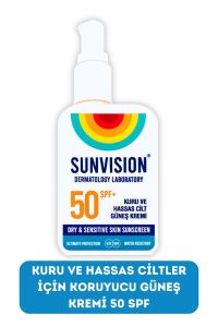 Sunvision KURU VE HASSAS CİLT GÜNEŞ KREMİ 50ml