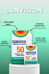 Sunvision AKNE VE YAĞLANMA KARŞITI GÜNEŞ KREMİ 50ml