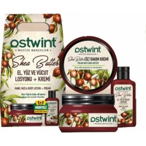 Ostwint Krem ve Losyon Set Shea Yağı 300 + 100 ml - Kofre 8683835159888
