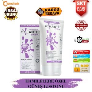 Solante Pregna Hamilelere Özel Güneş Losyonu SPF50 150 ml 8699278480045