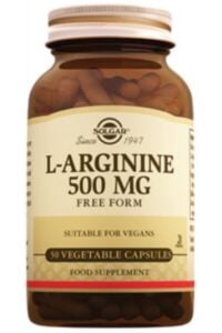 Solgar L-arginine 500 Mg 50 Kapsül