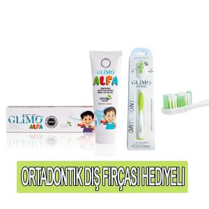 NBL Glimo Alfa Diş Macunu + Ortadontik Diş Fırçası Hediyeli